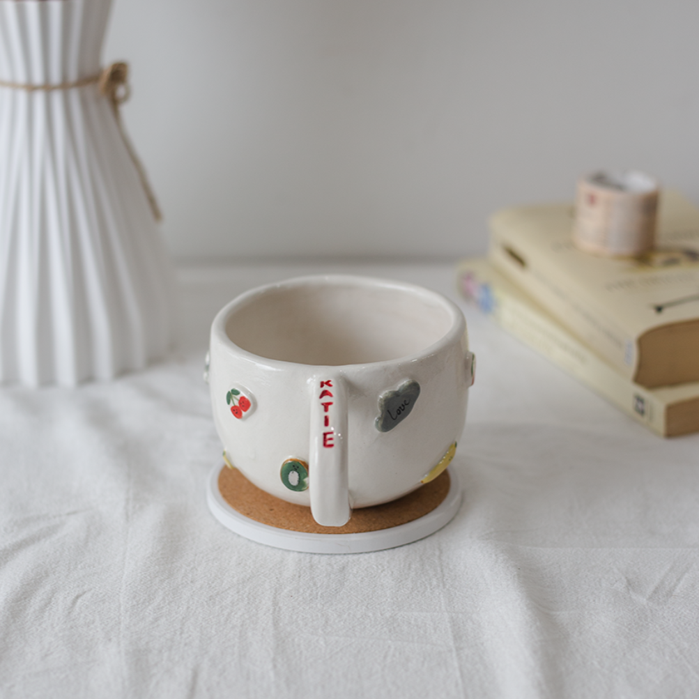 Fruit And Feelings Handmade Mug Customize Mug Gift